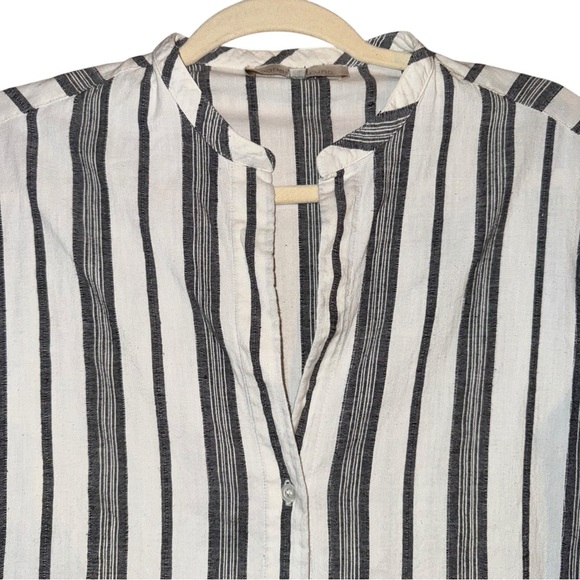 VANESSA BRUNO Blue Stripe 100% Cotton Button-Up Shirt EU 38 US Size M/6 - Picture 3 of 13